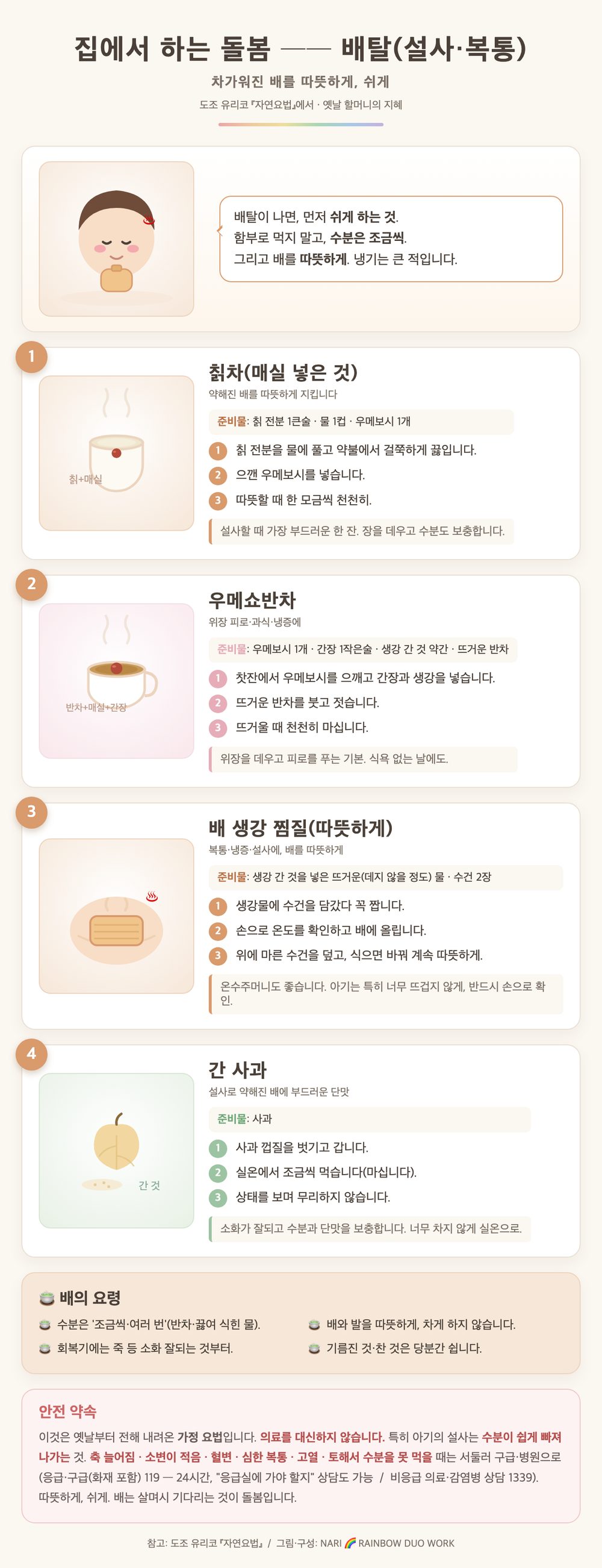 5. 배탈(설사·복통)